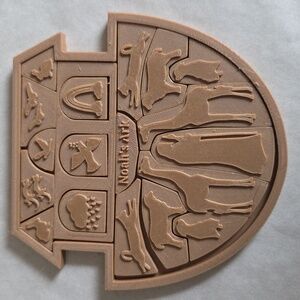 Hand Crafted Noah's Ark Beige Puzzle for Kids